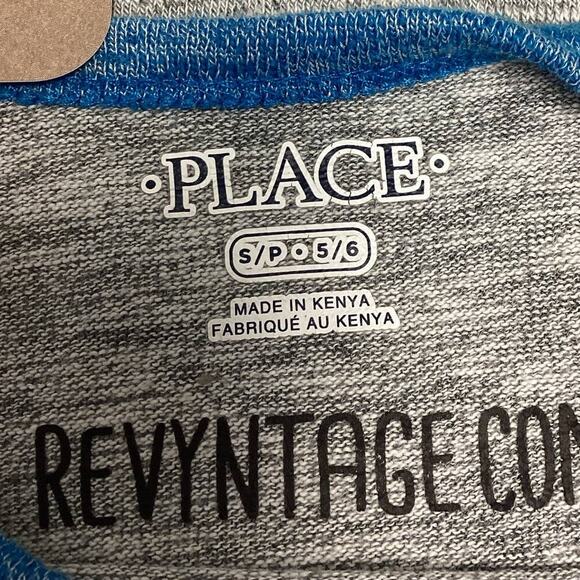 Hand Printed Upcycled Youth Small Dragonfly Long Sleeve Crew Neck Raglan Sweater - Picture 4 of 4